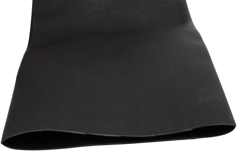 Polyolefin Heat Shrinkable Flame Retardant Tube 1M x 60mm Inner Dia Black YENCONG905