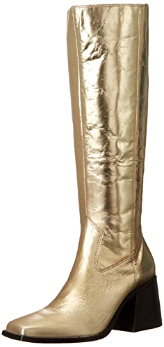 Vince Camuto Women's Sangeti Stacked Heel Knee High Boot Fashion, Prosecco, 5.5