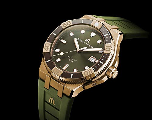 Maurice Lacroix Aikon Automatic 42 Mm Bronze Strap Package - Blue sunbrushed2