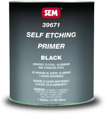 SELF Etching Primer BBLACK Gallon