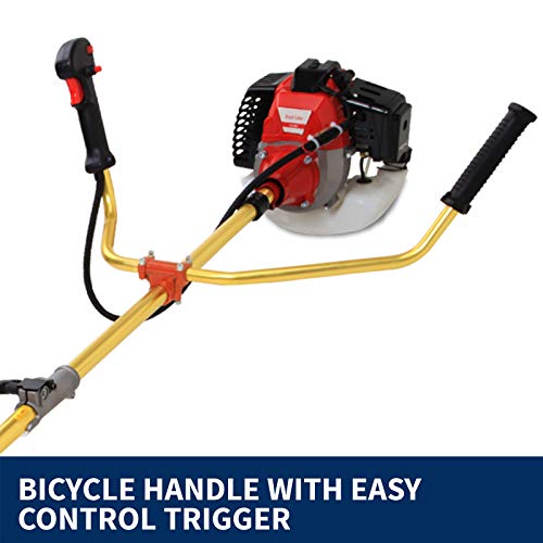 image for Oz Star Black Eagle 52cc Petrol Brush Cutter Whipper Snipper Weed Whip