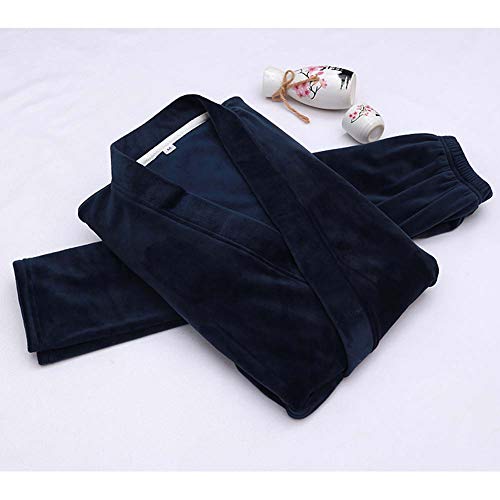 Japanese Robe Island Velvet Dressing Gown Kimono Pajamas Nightgown2