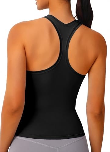 JOYSPELS Workout Tank Tops for Women - Butter Soft Racerback Athletic Tops Sleeveless Gym Yoga Shirts