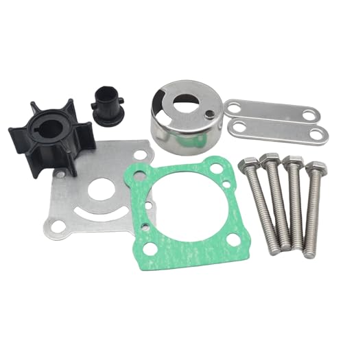 GHmarine 6N0W0078 Water Pump Impeller Kit for Yamaha 2 Stroke 6 8 HP Outboard Engines 6N0-W0078-A0 6G1-W0078-00 18-3460