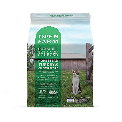 Open Farm Catch-Of-The-Season Whitefish And Homestead Turkey & Chicken Dry Cat Food Bundle, 4 Lbs #TOP3