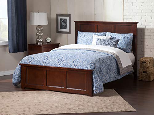 Atlantic Furniture Ar8636034 Madison Traditional Bed With Matching Foot Board, Full, Walnut #TOP26
