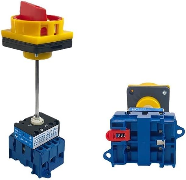 Isolator Disconnect Switch with Padlock 40A 3P/4P 2 Position On-Off Rotary Cam Switches Cabinet Control YMD11-40B/4P(4P)