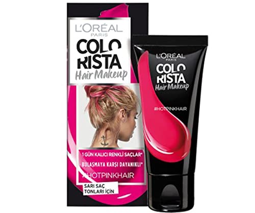 Colorista Hair Makeup Temporary Blonde Hair Colour, Hot Pink