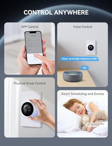 Elegrp ASDRE0100A-WH Wifi Smart Rotary Traic Dimmer thumb #4