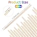 Molain 100 Pcs Wooden Stylus Sticks for Scratch Art, Wood Scratch Sticks Heavy Duty Craft Tools for DIY Creative Draw Christmas Thanksgiving(11.5cm)