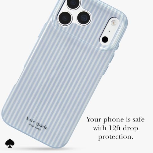 kate spade new york iPhone 18 Pro Max Case - Stripe Diamond Blue by kate spade new york - Used condition - Image 3