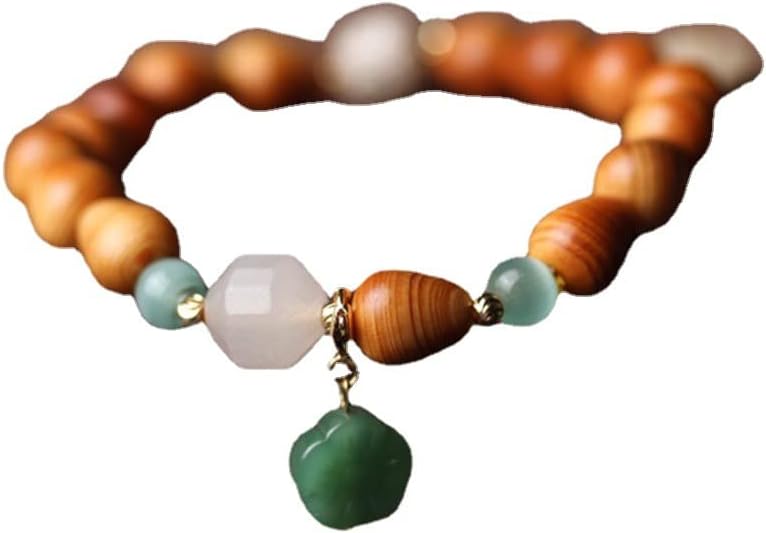 陈化崖柏水滴珠翠玉生香款手串装饰念珠 0.8×15颗男女式(0.8×15颗)