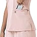 Carhartt Women's Flex Panel V-Neck Scrub Top - Soft Rose, S