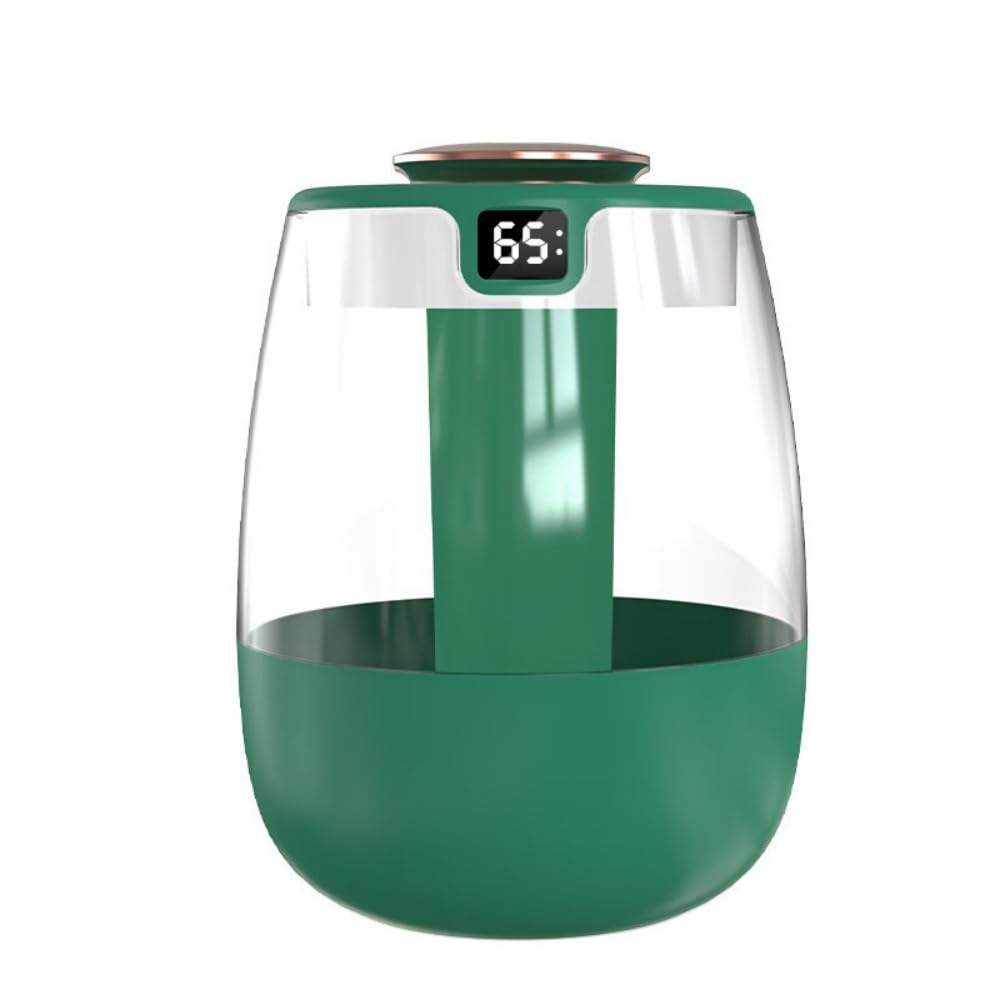 Humidificateur double pulvérisation à grande capacité et chargement USB avec affichage numérique