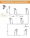 ECOWHO Low Voltage Landscape Lighting, 12V Outdoor Landscape Lights LED Spot Lights Plug-in IP65 Waterproof Garden Lights for House Yard Path (Extendable to 8 or 10 Lights, 6 Pack, 69ft, Warm White)