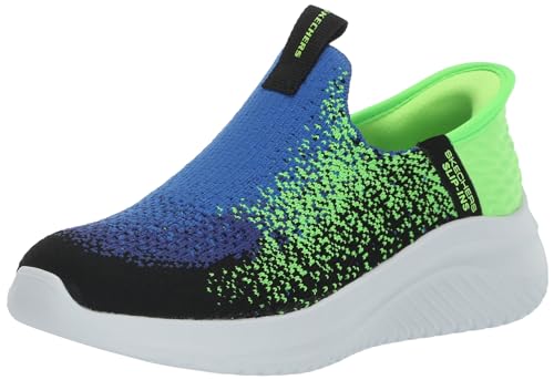 Skechers Sergeants - Verdict, Men's Boots, Black Blue Lime Green, 21.0 cm