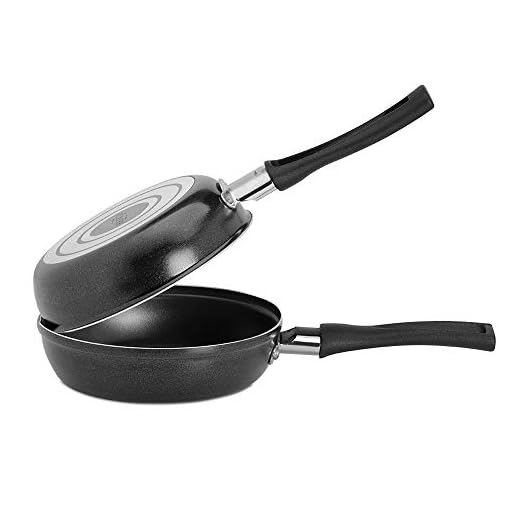 Omeleteira Ebony, 18 X 7,5 Cm, 0,75L, Brinox, Preto