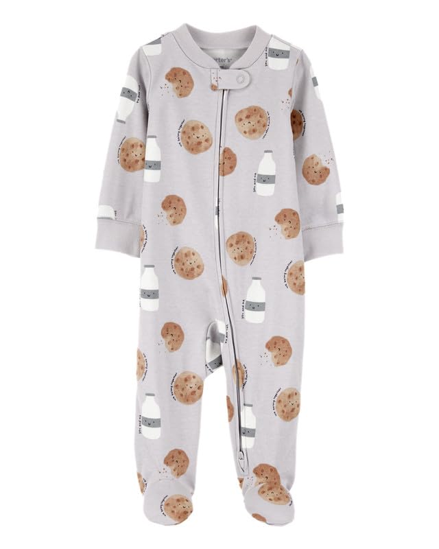 Carter's Baby Boy & Baby Girl Milk & Cookies Cotton Sleepsuit | 2-Way Zip Footed Sleepsuit - Review, Price and Buying Guide