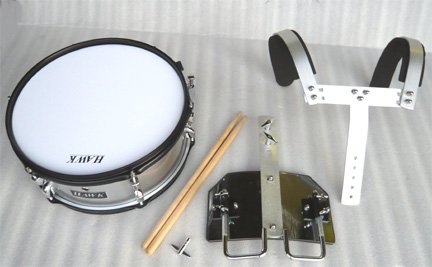 NEW SILVER COLOR MARCHING SNARE DRUM 14"x 5.5"
