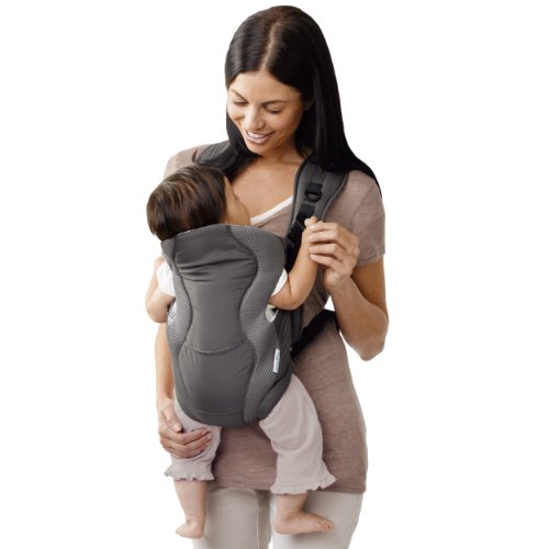 Evenflo Breathable Infant Soft Carrier (Grey Chevron) by Evenflo - Image 3