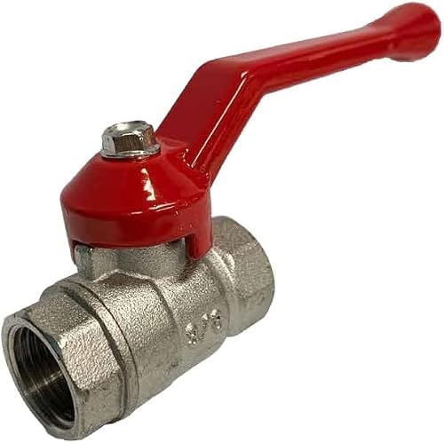 AF Hydro Brass, 1/4\" Ball Valve with 400 WOG rating, NPT Thread, PTFE Seat & NBR Oring, Nickel Plated