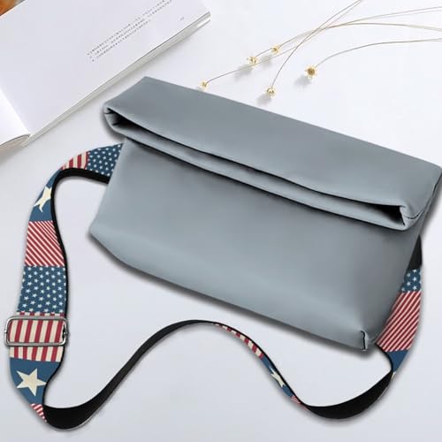 Image of Adjustable Purse Strap Replacement, Wide Shoulder Canvas Bag Strap, Crossbody Handbag Strap