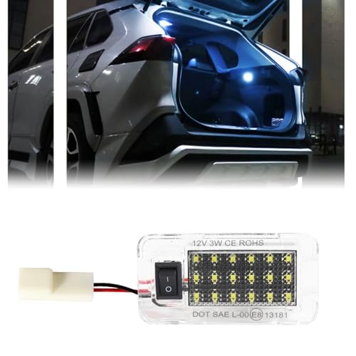 GSOWO Led Luggage Compartment Light for Toyo-ta RAV4 2022 2023 2024 2025, Cargo Lamps Decorative Atmosphere Lamp, Rav4 accessories Trunk Ceiling Lighting, 1 PC, Ice Blue by GSOWO - Used condition - US$9.00
