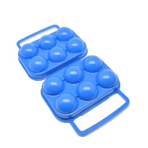 Portauova Antiurto Pieghevole In Plastica - 2 Pezzi Per Campeggio, Picnic E Barbecue