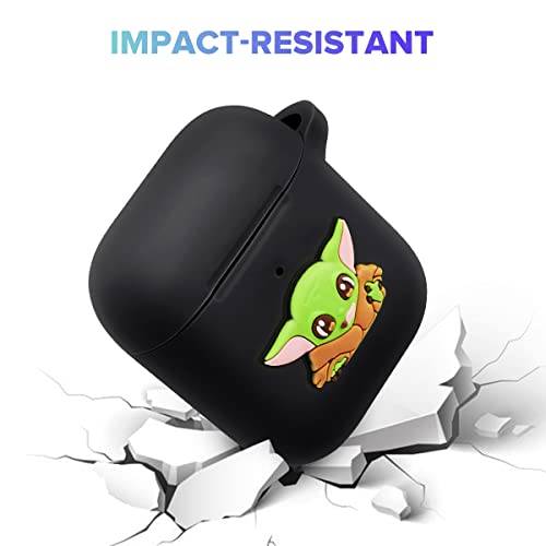 Flocute Silicone Case Compatible With Airpods 1&2 Silicone Cartoon Case With 3D Baby Funny Cute Cover With Keychain Gift For Women Girls Kids For Airpods 1Th 2Th (Monster Baby) #TOP3