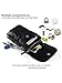 befen Black Genuine Leather Small Crossbody Bags for Women, Cell Phone Purse for Women for Travel