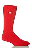 Heat Holders Thermal Socks, Men's Original, US Shoe Size 7-12, Red