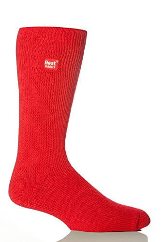 Heat Holders Thermal Socks, Men's Original, US Shoe Size 7-12, Red
