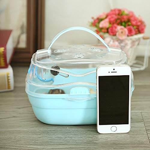 JKGHK Portable Carrier Hamster Carry Case Cage Small Animal Habitat with Water Bottle Travel and Outdoor - Image 6
