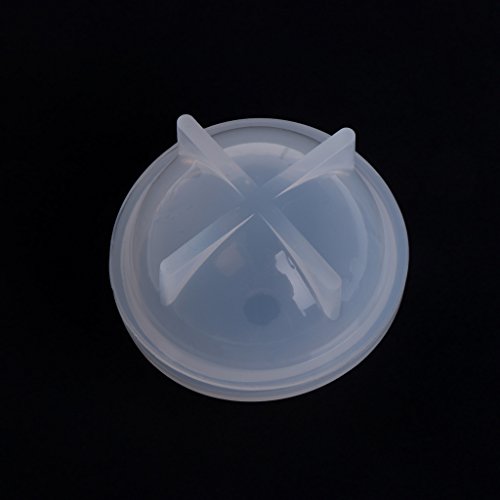 QERPON Sphere Round Silicone Mold for Resin Epoxy Homemade Bath Mold Sphere Round Candle Wax Epoxy Mold Craft by QERPON - Used condition - Image 3