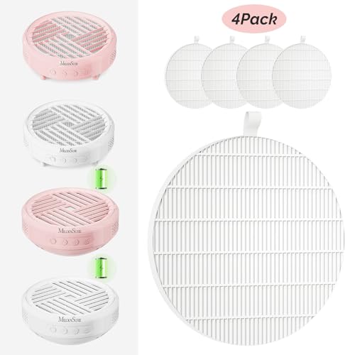 Image of MelodySusie SProR Nail Dust Collector Replacement Filter,4 Pack Reusable Dust Filter for MelodySusie SProR Nail Dust Vacuum Fan Collector Extractor Electric Dust Suction Machine