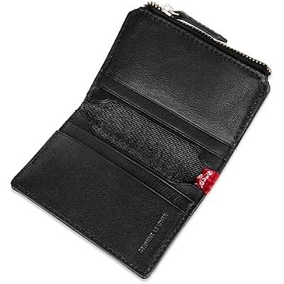 Levi's mens RFID Slim Everyday Card Case Wallet Black Card Case
