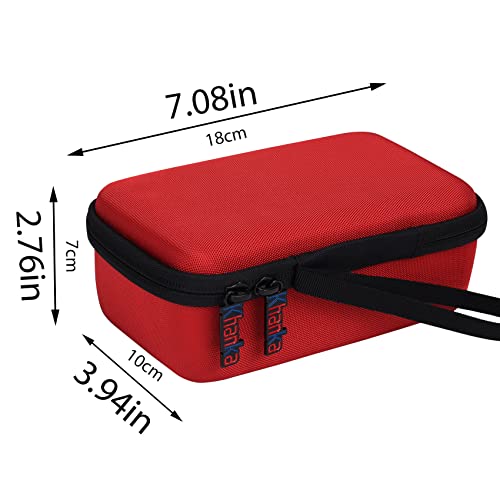 Khanka Hard Travel Case Replacement For Polaroid Go Instant Mini Camera (9071) Red, Case Only, Red, Hard Case #TOP3