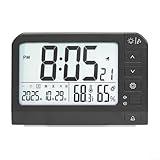 Format horaire personnalisable : personnalisez l'affichage de l'horloge pour s'adapter à vos besoins en choisissant entre un format traditionnel de 12 heures ou un format moderne de 24 heures.