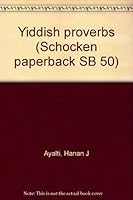 Yiddish proverbs B0007I82LO Book Cover