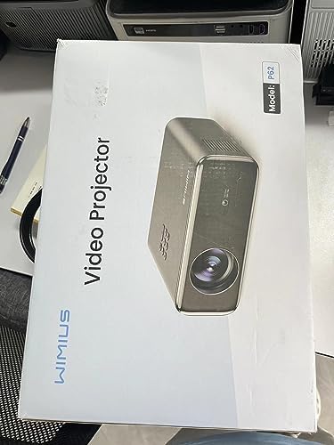 Auto Focus & KeystoneProjector, 18000 Lumen WiFi 6 Bluetooth Full HD 1080P Portable Projector Supported 4K, 4D/4P Keystone 50% Zoom 300" Display Home Cinema Projector for Smartphone/TV Stick/PPT/PS5