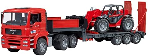 Bruder MAN TGA Oplegger met Manitou Telescooplader MLT 633