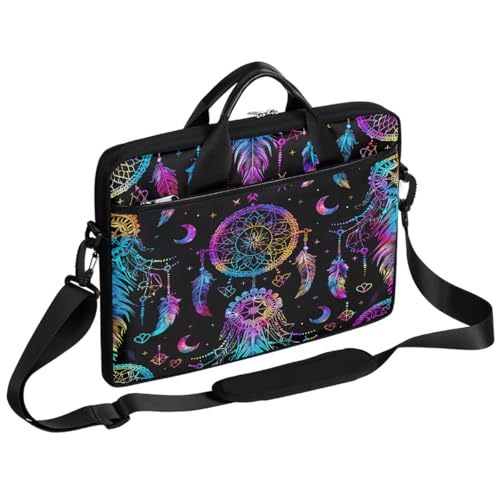 Bolso para portátil Ethnic Purple Dreamcatchers 15 pulg