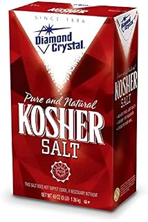 Diamond Crystal Pure and Natural Kosher Salt, 48oz (Pack of 3)