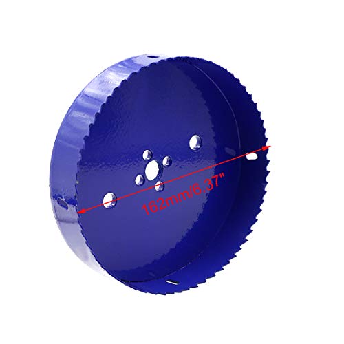 Image of Luomorgo 6 3 /8 inch 162mm Hole Saw, HSS Bi-Metal Hole Cutter