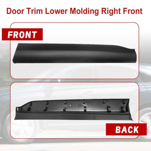 SecosAutoparts Front Right Door Trim Lower Molding Passenger Side Compatible with Toyota Corolla Cross 2022 2023 2024 Replace# 750730A040, 75073-0A040 by SecosAutoparts - Used condition - Image 5
