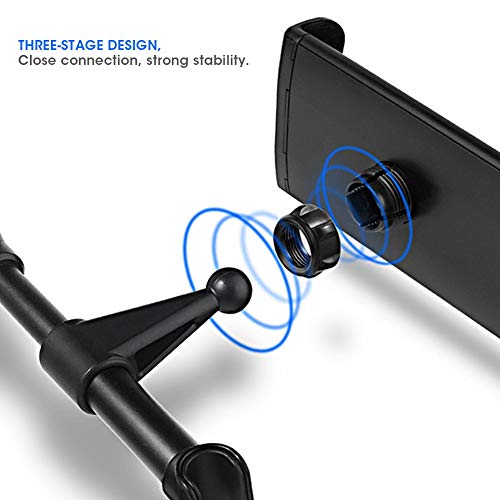 Suporte Giratório para Encosto de Cabeça de Carro 360° Suporte para Telefone Tablet Suporte para Ban