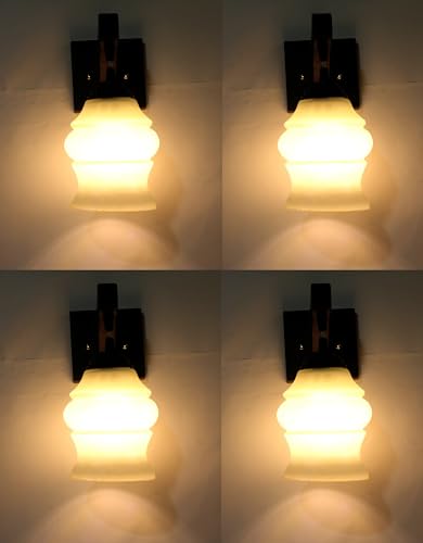 Image of Modern Decorative Designer Wall Light Industries for Living Room, Bedroom, Bedside, and Decorative Lighting Indoor Use, Bulb Not Included (Ronak MF, 4)