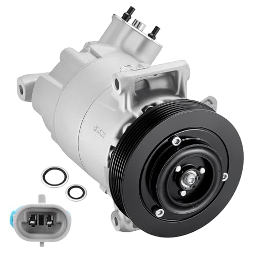 Image of BDFHYK 68565 AC Compressor with Clutch Compatible with Buick LaCrosse 2010 2.4L L4, Regal 2011-2012 2.0L 2.4L L4, Replaces 13232305, 67565, 19352548