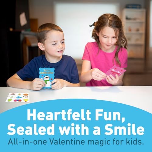 S&O 36 Funny Valentines Cards for Kids Classroom - School Valentines with Envelopes for Kids - Cartoon Card Stickers - Double Sided Cards for Boys & Girls - 3.5"x5” - View 4
