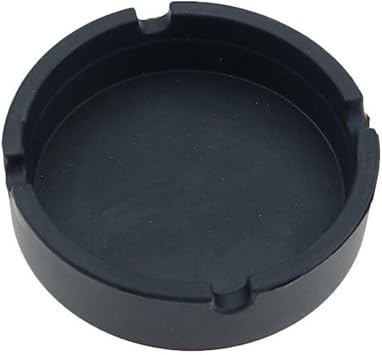 Cenicero Silicone World Portable Silicone Round Ashtray Soft Ashtray High Temperature soporte6
